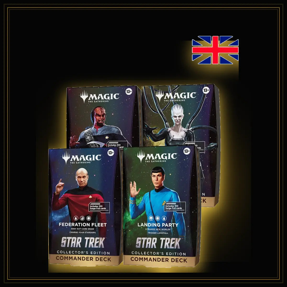 ST-Commander Display (4 Mazos) Inglés Star Trek - Magic The Gathering