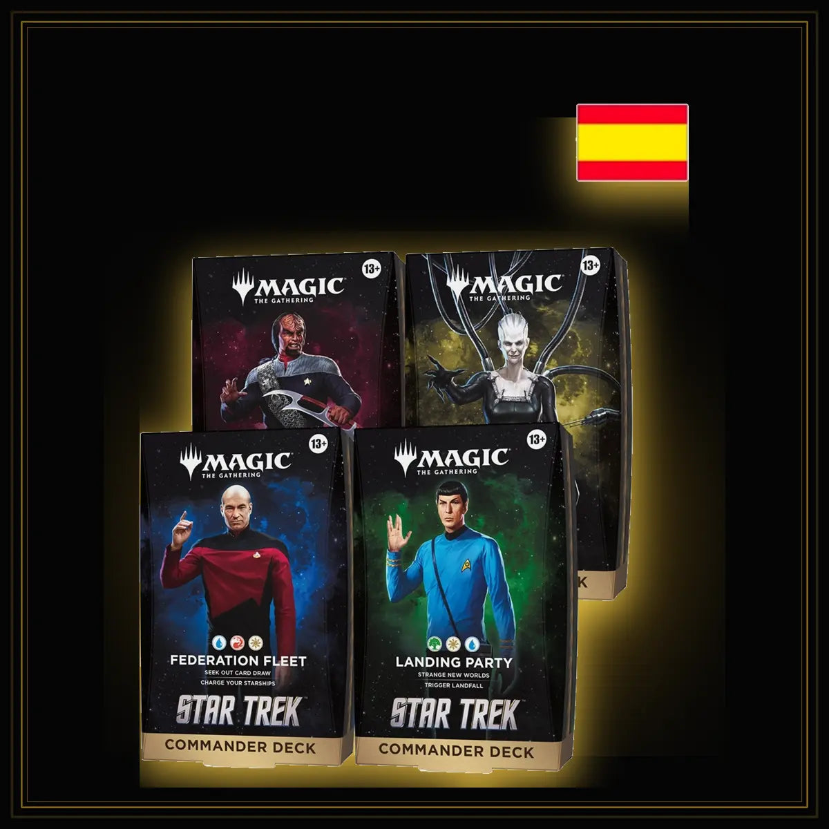ST-Commander Display (4 Mazos) Español Star Trek - Magic The Gathering